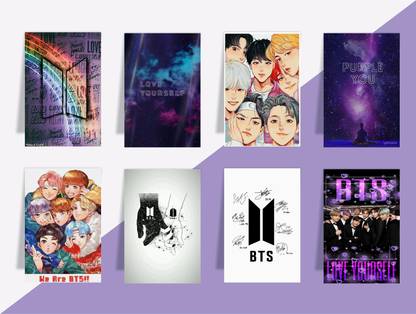 Macro BTS SET OF 8 OFFICIALLY LICENSED MAGNETIC BOOKMARKS Magnetic bookmark Bookmark