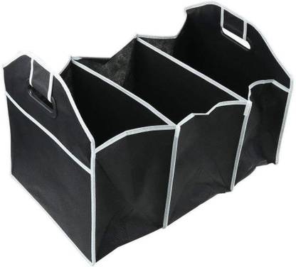 Vpllex Car Trunk Organizer Bag Traveling Picnic Trip Organizer Storage Trunk || Folding Grocery Bag Water Bottle Holder || Car Boot Luggage Carrier || Car Bottle Organizer Trunk Organizer