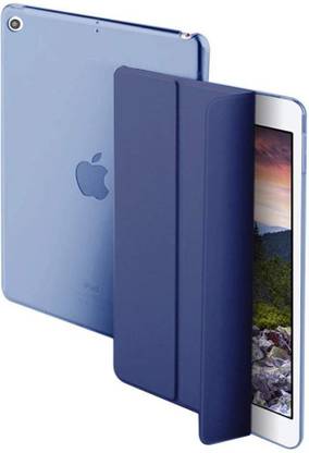 Proelite Flip Cover for Apple iPad 9.7 inch 2018/2017 5th 6th Generation with Stylus Pen- Dark Blue