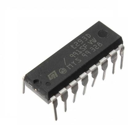RISARYA L293D 1PCS MOTOR DRIVER,SWITCHING POWER TRANSISTOR,PUSH-PULL FOUR CHANNEL DRIVER WITH DIODES,DIP 16 PIN Electronic Components Electronic Hobby Kit