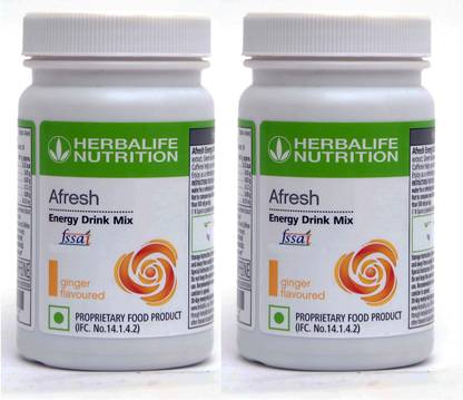 HERBALIFE Afresh Energy Drinks Mix Ginger 2 Pcs Flavour (2 pcs ) Energy Drink