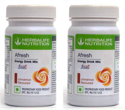 HERBALIFE Afresh Energy Drinks Mix Cinnamon 2 Pcs Flavour (2 pcs ) Energy Drink