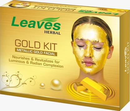 leaves herbal Gold facial kit
