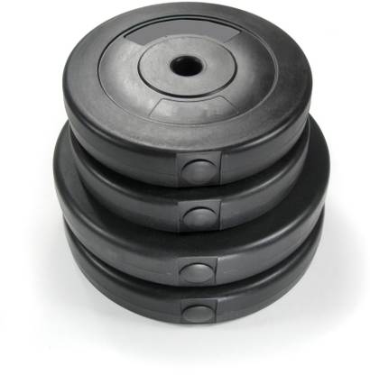 STARX 40 kg PVC 40KG Weight Plates (5KG x 6 Plates, 2.5KG x 4 Plates - 40KG) Home Gym Combo