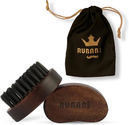 RUBAB MEN Travel Friendly Nylon Bristles Brush for Men| Made in India