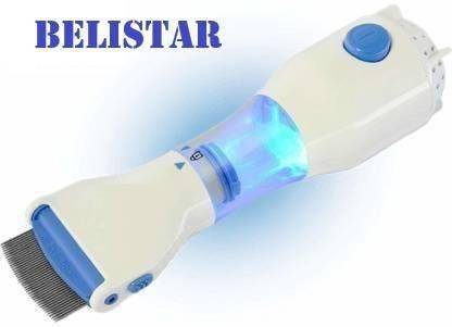 BELISTAR V Comb BL-60788 Capture 4 Filter Trap Head Lice And Eggs Removed From The Hair,Allergy and Chemical Free Head Lice Treatment,Electrical Head Lice Comb.240V Electrical Head Lice Comb