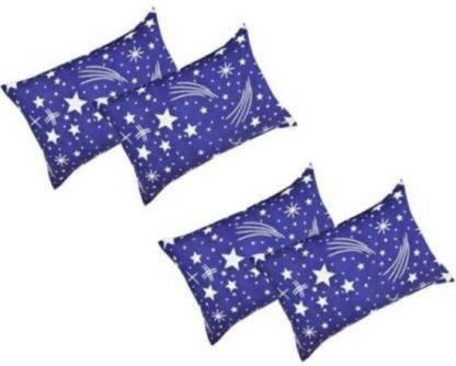 PAHADIYA Microfibre Abstract Sleeping Pillow Pack of 4