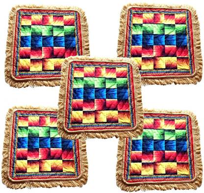 Dakshita Sales Pooja Aasan Set of 5 Prayer Kit