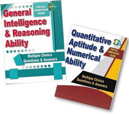 General Intelligence And Reasoning Ability + Quantitative Aptitude & Numerical Ability (Set Of 2 Books)