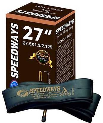 SPEEDWAYS 27" Cycle Tube 27.5*1.9/2.10/2.125 Long Valve Moulded Nylon Rubber Bicycle Tube Tubular For 27.5*1.9, 27.5*2.10, 27.5*2.125