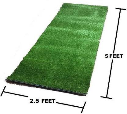 Worthful Creations 1 Piece Artificial Grass Carpet Size: (2.5x5 Feet) or (30"x60" Inches) or (76x152 CM) Artificial Turf Sheet