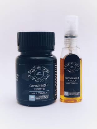 captain night x factor Combo Pack(30 Capsules + 15ml Oil)