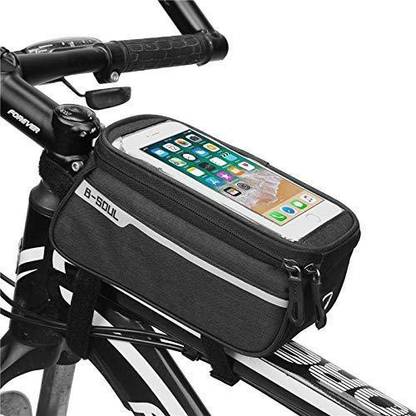 UDee Bicycle Front Frame Bag Tube Pouch Mobile Phone Storage Bag 1.5L/ 6.0 Inch Bicycle Phone Holder