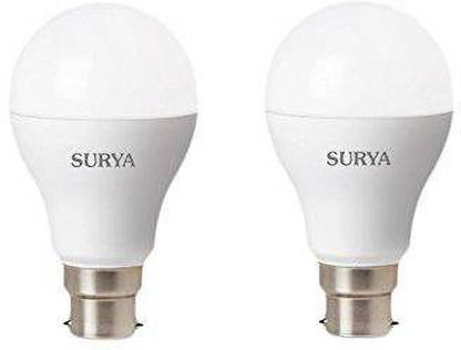 SURYA 7 W Basic Round B22 LED Bulb