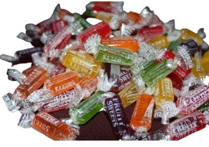 Simply Raw Jelly Candy Chocolate Fruits Flavour Mix Flavours (Pack of 400 Gram) Fruits Mouth Freshener