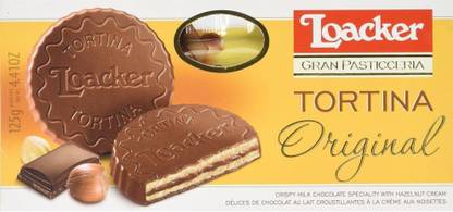 LOACKER Gran Pasticceria Original Milk Chocolate Wafer Cream Filled Biscuit