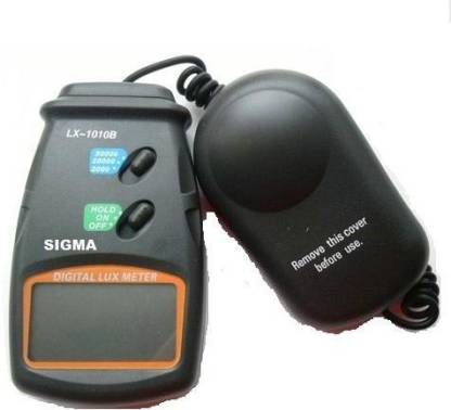 Sigma Digital Lux Meter 1010B Upto 50,000 Lux , With Calibration ...