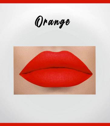 COLORS QUEEN long lasting matte 2 in 1 lipstick ( orange )