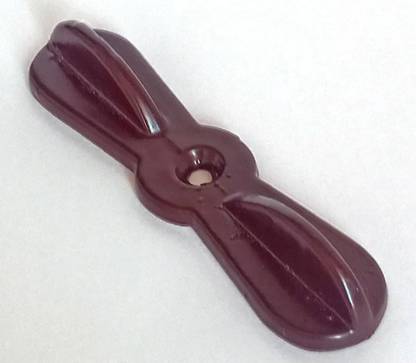 Hardware Full Turn Button Latch Cast Iron Butterfly Type (10 Pcs) (Brown) Combination Lock