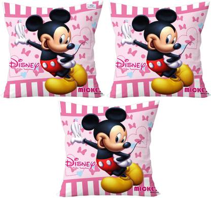 Heart Home Microfibre Cushion Pack of 3 Toons & Characters