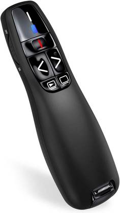 Jihaan Premium USB Wireless Remote Control Professional Laser Pointer Presenter Slide Changer Controller, Black Presenter Slide Changer Presenter