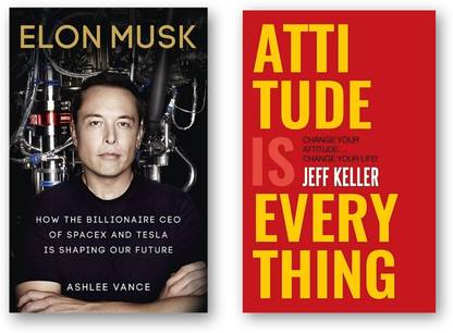 Elon Musk | Attitude Is Everything | Combos Of Two Books | Self Help Books