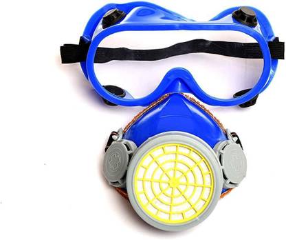 DARIT 'SAFETY GOGGLES'- Paint Chemical Gas Filter Mask with Activated Carbon Filter Anti-Dust Single Filter Cartridge Respirator Mask Welding, Power Tool, Laboratory, Blowtorch, Wood-working  Safety Goggle