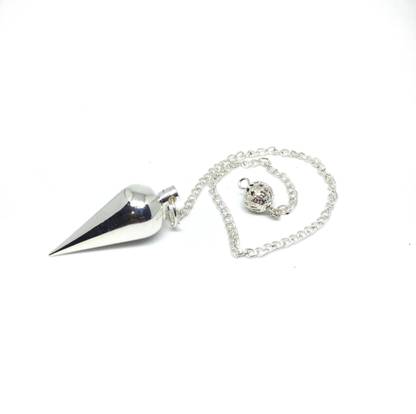 Crystals Way Pointed Brass Metal Pendulum for Crystal Therapy Healing Dowsing and Prediction Decorative Showpiece  -  22 cm