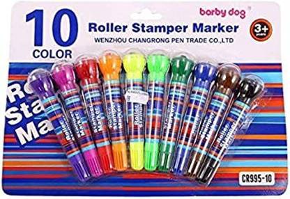 VARUT 10 Color Roller Stamper Marker