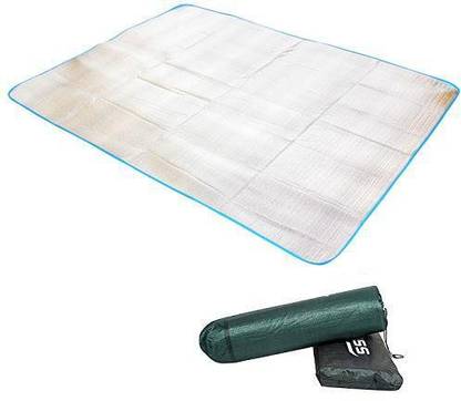 Strauss Camping Tent Mat, Silver , Size-2 x 1.5 mm Camping Mat