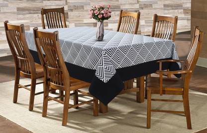 AIRWILL Geometric 6 Seater Table Cover