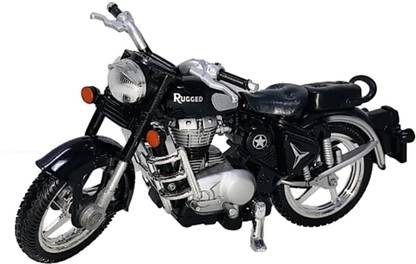 centy Rugged the Enfield Bullet side stand and Pull Back