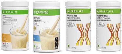 HERBALIFE Weight Loss Combo: 2 Pcs of Formula 1 Nutritional Mix With 2 PCS of Protein Powder Nutrition Drink