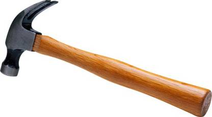 CLAW Hammer With Wooden Handle Hathodi Tools Set Used for Multiple Purpose (Solid) Hathodi Tools Straight Claw Hammer