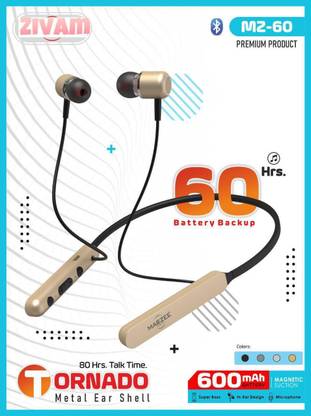 zivam MACZEE With 60 Hours Play Time Neckband Bluetooth
