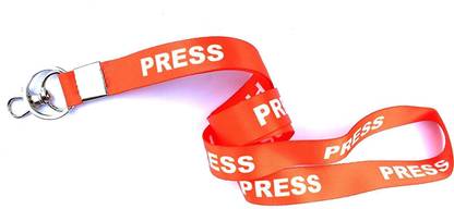 RAJESHWARI PRESS LANYARD(ORANGE) OR ID RIBBON Lanyard