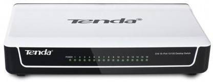 TENDA 16 PORT SWITCH S16 16 Ports 100 Mbps Unmanaged Network Switch