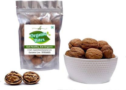 Organic Bites Whole Walnuts (Very Soft Shell) | Shelled Walnuts | Sabut Akhrot Walnuts