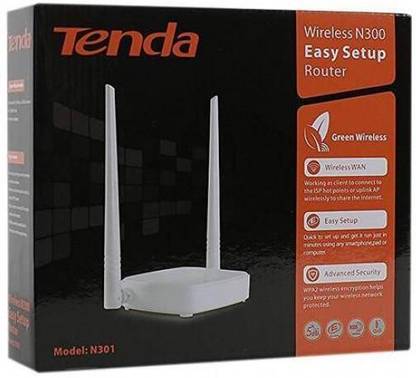 TENDA 300 MBPS WIRELESS ROUTER N301 Router Antenna Booster