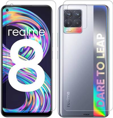 Yoox Front and Back Screen Guard for Realme 8