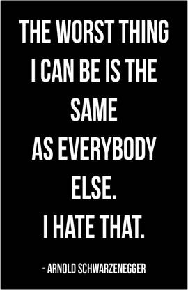 Arnold Big Size Flex Poster for Room B12 Paper Print