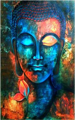 God Buddha Big Size Flex Poster for Room B170 Paper Print