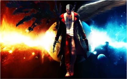Devil May Cry Flex Poster for Room B12 Paper Print