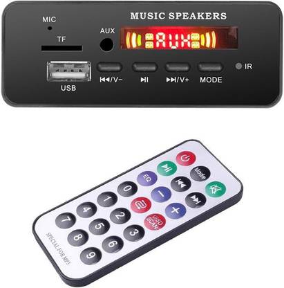 Gadget Hero's Audio Player MP3 Decoder Board 12V Module With Remote. FM, USB & Bluetooth Connectivity. AM5 MP3 Player