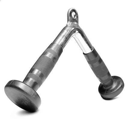 Leosportz Tricep Press Down V Bar Handle Gym Machines Handle/Equipment Cable Cross Handle वेट लिफ्टिंग बार