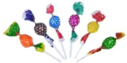 NATURE'S EARTH Mix Lolipop Big Size ( Mango , Litchi , Orange ) Lolipop | Flavour Candies Lolipop | lOli pop Candy (Pack of 200 Gram) Mango Lollipop