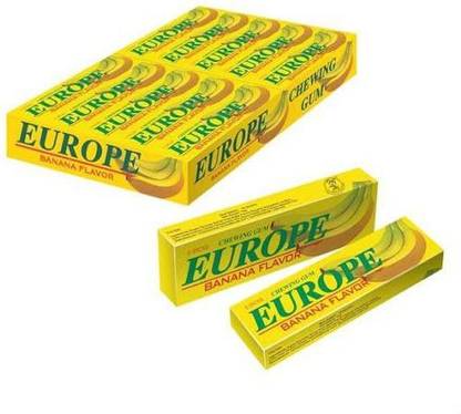 Europe Chewing Gum BANANA Chewing Gum