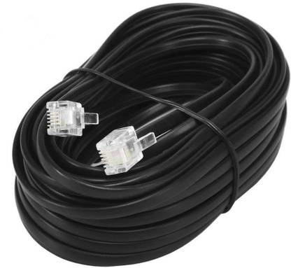 BIGGEAR Ethernet Cable 5 m (Pack of 1) 5 Meter Telephone Wire RJ11 2 Core Telephone Line Cable