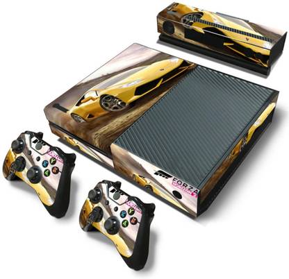 Ridhaan Collection Forza Horizon 4 Design Vinyl Skin Sticker for XBOX One Console,2 Controllers and Kinect  Gaming Accessory Kit