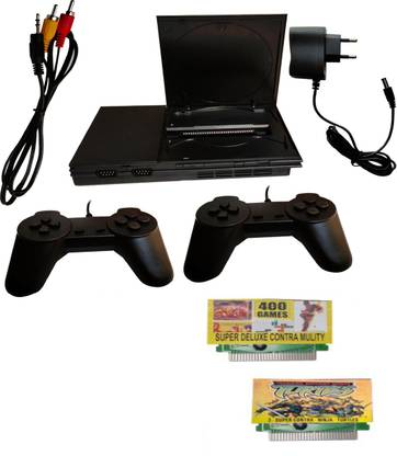 PTCMart 8 BitTv Video Game One Station inbuilt game with 2 exta chips like 400in1_turtles N/A GB with Contra mario